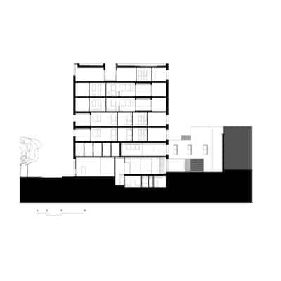 Habiter le pignon Coupe Longitudinale 400x400