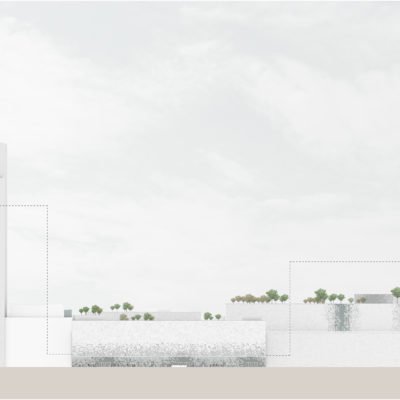 Centre commercial Part-Dieu à Lyon par MVRDV Facade Nord Lyon 400x400