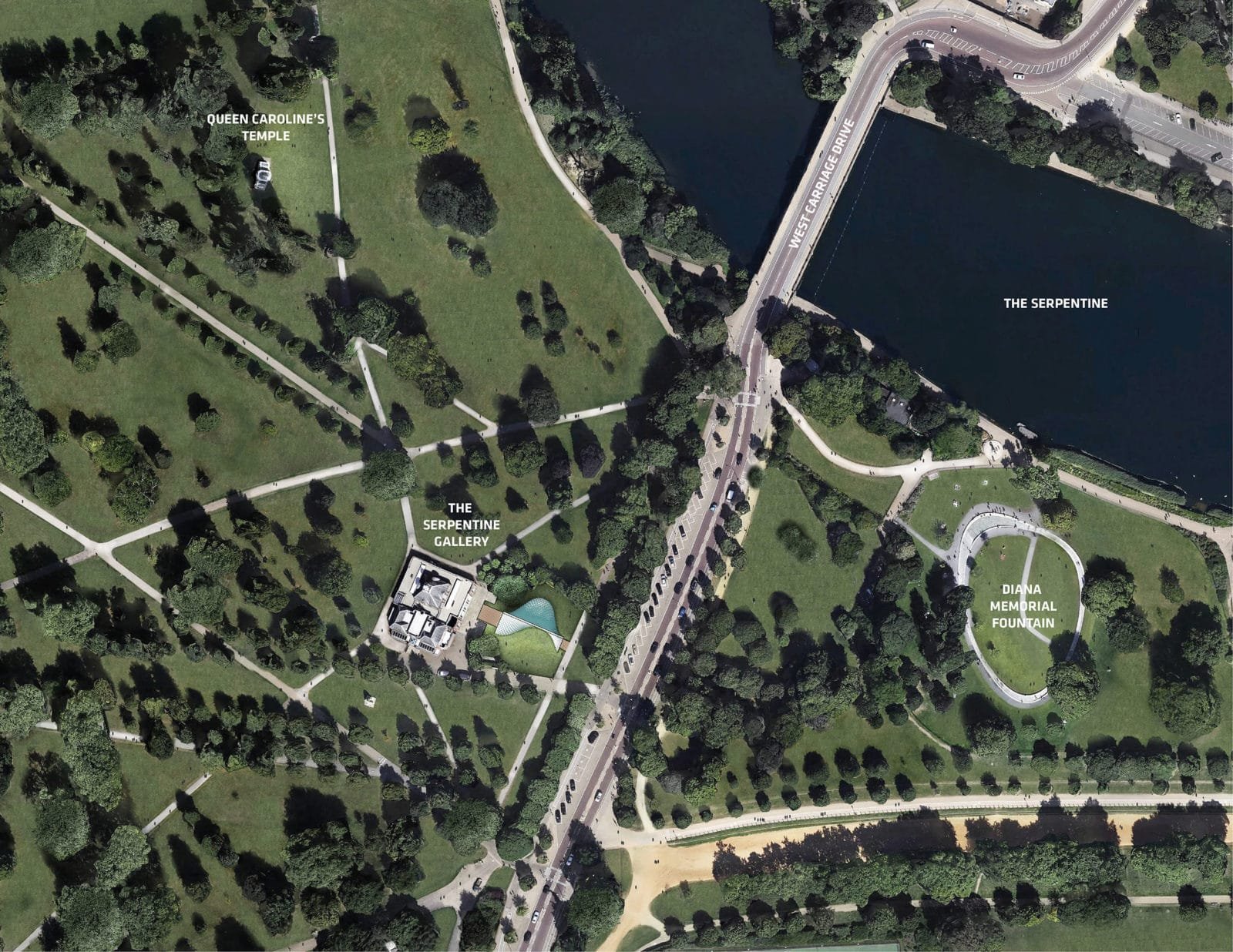 Serpentine Pavilion 2016 par BIG à Londres © BIG-Bjarke Ingels Group