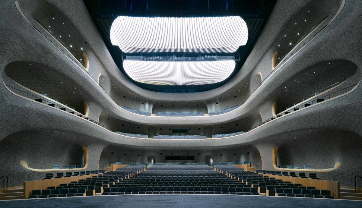 Centre culturel et artistique de Fuzhou par PES Architects Centre Culturel Art Fuzhou Pes Architects Opera Hall 1200x690